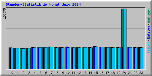 Stunden-Statistik im Monat July 2024