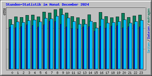 Stunden-Statistik im Monat December 2024