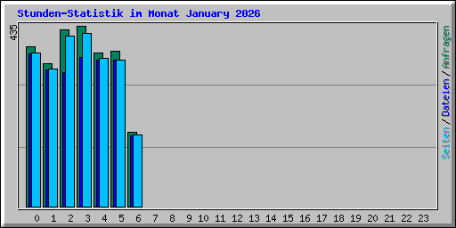 Stunden-Statistik im Monat January 2026